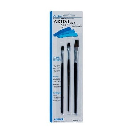 Linzer 3PC FLT Ox ArtBrush Set A353
